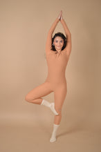 Cargar imagen en el visor de la galería, CATSUIT NUDE BROWN
